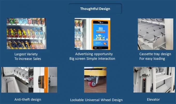 AC220V 50Hz Gift Vending Machine , Anti Theft Happy Box Vending Machine