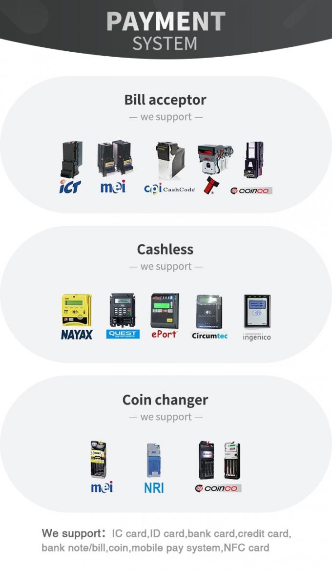 Mini Snack Vending Machine With Double Tempered Glass And Freezing Temperature System