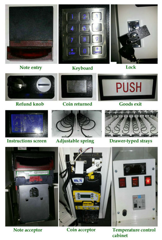 Wifi System Elevator Vending Machine With CE Certificate (Rohs certificate can be acquired too upon request)