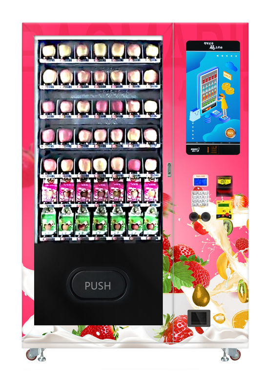 International Standard Strawberry Vending Machine Large Glass Window