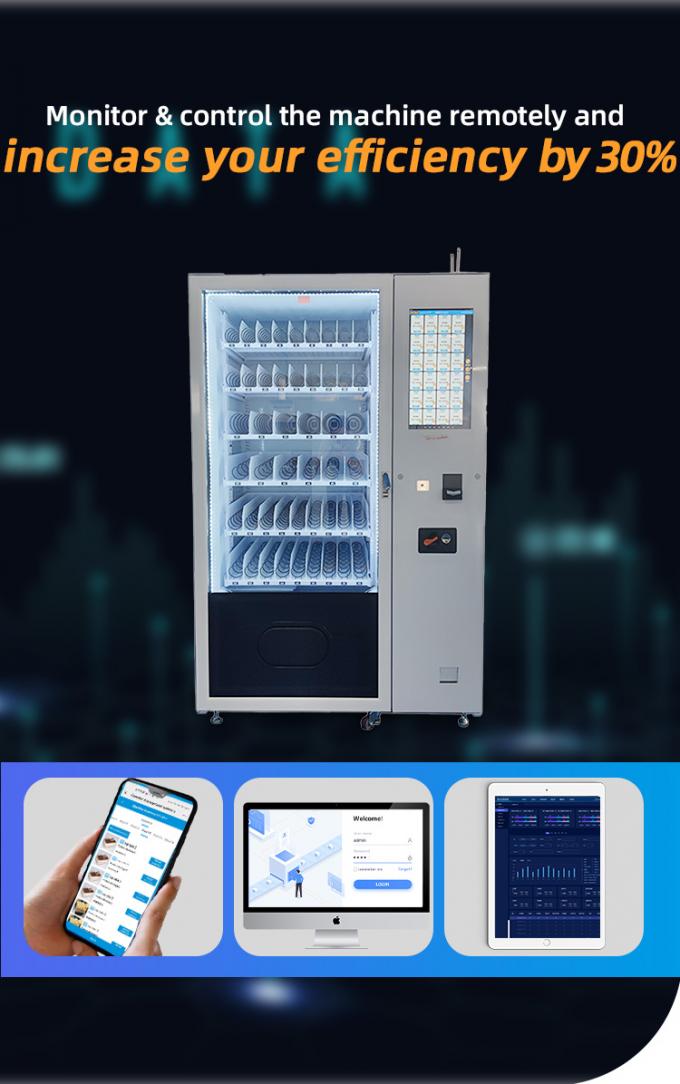 Vending Machine Wallets Snack And Drink Smart Vending Machine With E - Wallet Touch Screen
