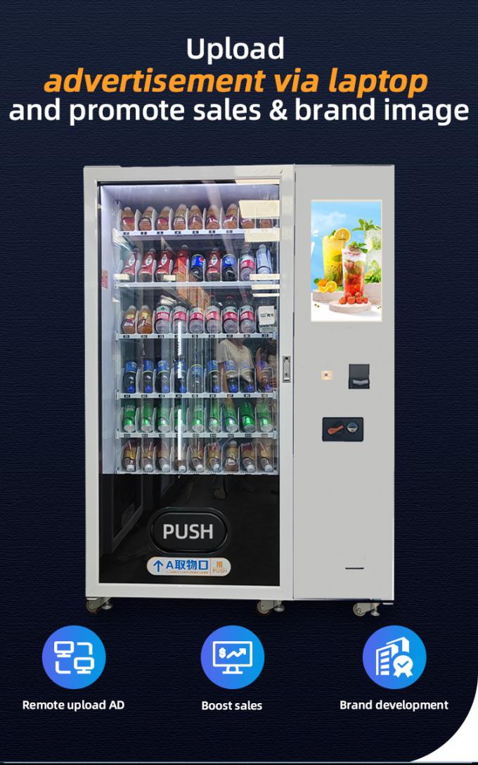 Vending Machine Wallets Snack And Drink Smart Vending Machine With E - Wallet Touch Screen