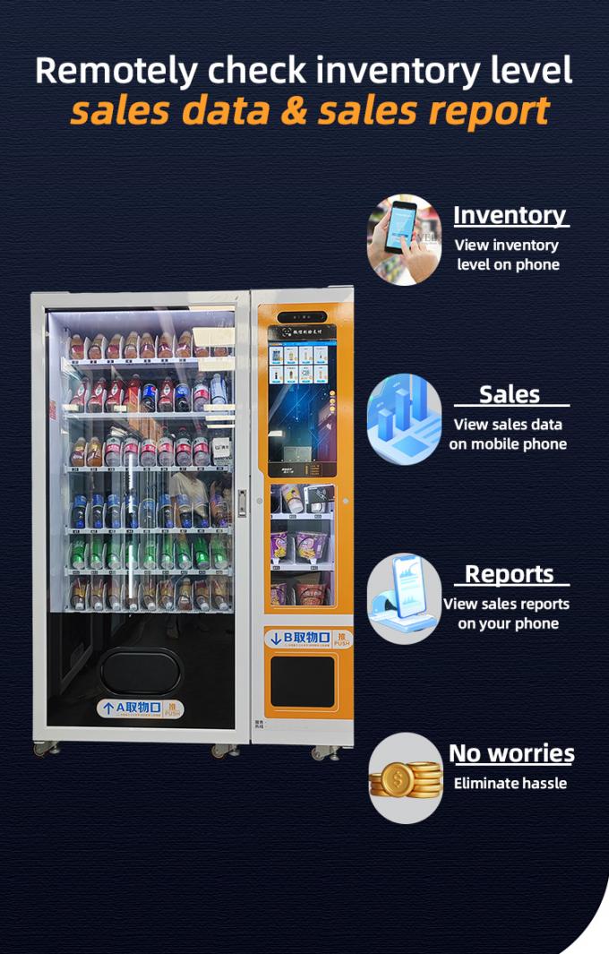Food And Lunch Box Vending Machine With internet Monitoring System ...