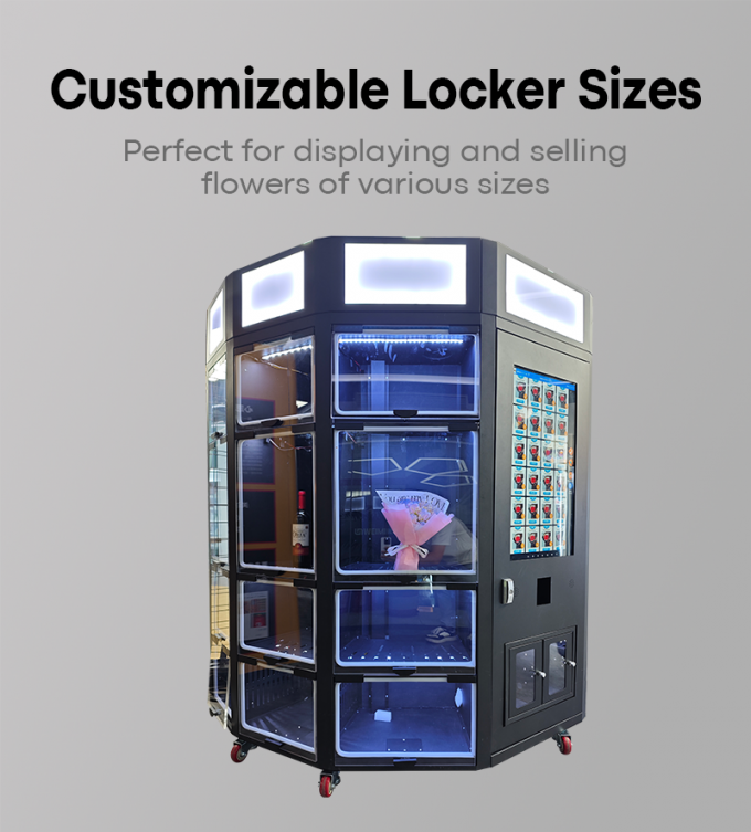 Customizable Capacity Locker Vending Machine With Smart Locker System ...