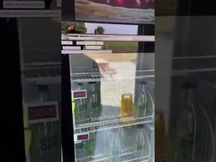 Smart fridge vending machine for sell Glass bottles with age identification verification