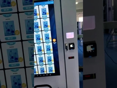 Metal 55 Inch Touch Screen Drink Vending Machine For Gym Bank School With Elevator Corridor