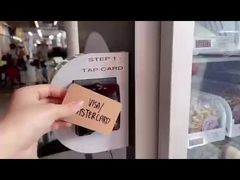 smart fridge vending machine shopping flow