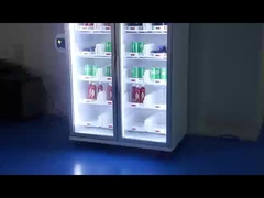 double door smart fridge vending machine