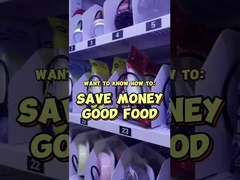 healthy food vending machine with micronwave for heating