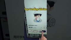 Toys vending solution, high end vending machine with elevator to diliver IP toys  #vendingmachine