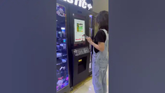 Cosmetic Beauty Blind Box Vending Machine for sell beauty blind box lipstick skincare #vending