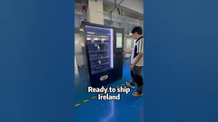 Vending machine with locker at side， adding locker make more possibility to sell bigger product.