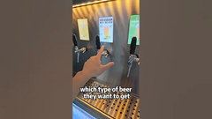 Fresh beer vending machine! Club and Event can hire one employee less with this machine!