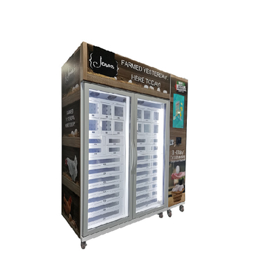 22 Inch Touch Screen Egg Vending Machine With Card Reader Online Monitoring System