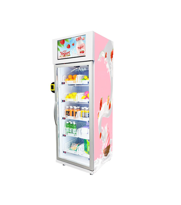 Mall Ice Cream Vending Machine Freezer Cooling fridge with bank card payment