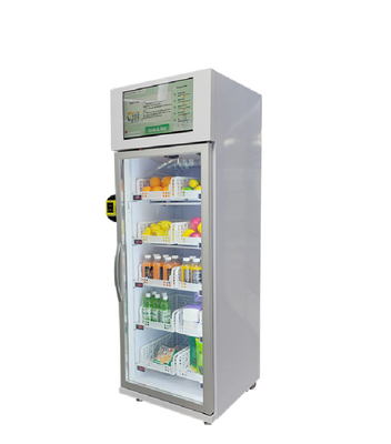 Touch Screen Smart Fridge Vending Machine With 2 Shelves