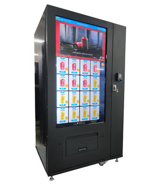 Snack Food Drinks  Vending Machine Cooling System 2-20℃ Adjustable big screen beverage vending machine
