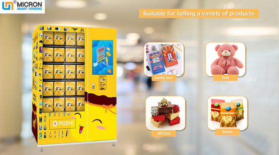 Kids Favorite Toys Gift Vending Machine With 22 Inch Touch Screen / LED lighting, Sprials vending machine, Micron