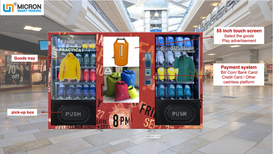 Clothes Vending Machine Thermal Underwear T-Shirt  WithTouch Screen