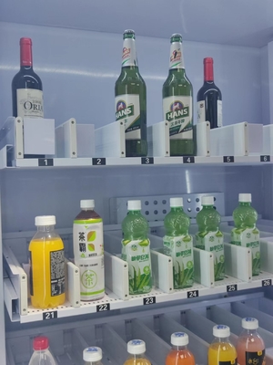 Glass Bottle Vending Machine With Elevator To Sell Red Wine champagne Micron Smart Vending Machine