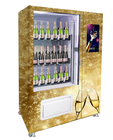 Glass Bottle Vending Machine With Elevator To Sell Red Wine champagne Micron Smart Vending Machine