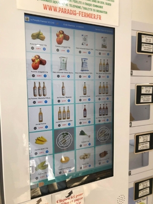 Breads Fresh Food Vending Machine Large Capacity Lockers In France