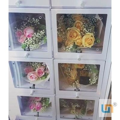 22 Inch Touch Screen Flower Vending Machine With Refrigerator Cooling System Locker Micron Smart Vending