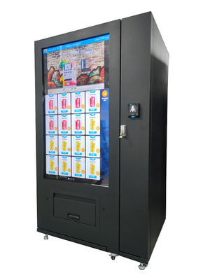 Metal 55 Inch Touch Screen Digital Drink Vending Machine For Gym School With Elevator