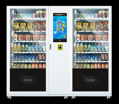 Combo Cabinets Cup Noodle Vending Machine With Hot Water Multi Function