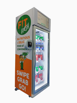 240V Smart Fridge Vending Machine Glass Bottle Cold Drink  Grab N Go Fridge