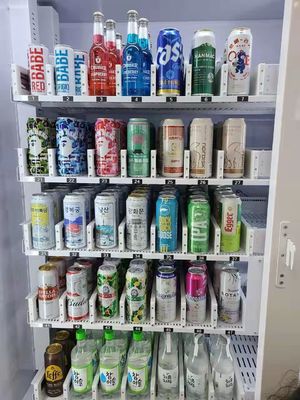 Custom Beer Wine Champagne Vending Machine With Xy Elevator And Age Verification