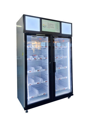 Card Reader Payment System Smart Fridge Vending Machine For Sanck And Drink With Smart System For Remotly Control