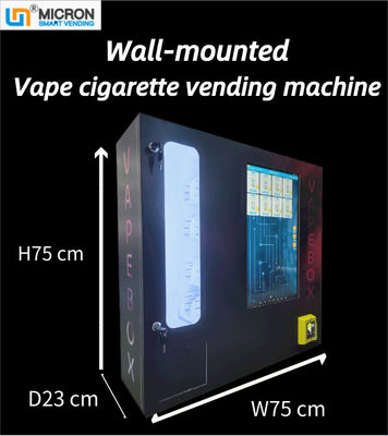 Wall-mounted Mini Smart  Vending Machine for  Tobaco With Age Recognition System