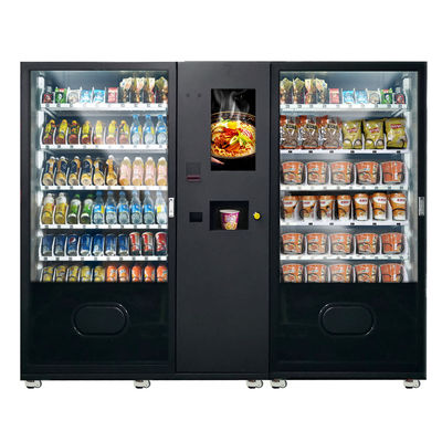 110V Instant Noodle Hot Water Tea Coffee Vending Machine With Touch Screen