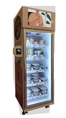 110V Smart Fridge Vending Machine Frozen Food Grab N Go Fridge