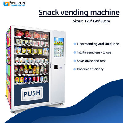 24 Hours Snack Vending Machines Have Smart Systems , Can Remotely Control Your Phone And View Sales Data In Real Time