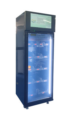 Big Capacity Touch Screen Snack Drink Smart Fridge Open Door Vending Machine