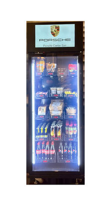 Big Capacity Touch Screen Snack Drink Smart Fridge Open Door Vending Machine