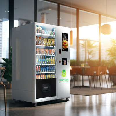 Automatic Beauty Cosmetics Vending Machines LED Lighting Custom Stickers Display Window