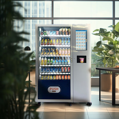 Automatic Beauty Cosmetics Vending Machines LED Lighting Custom Stickers Display Window