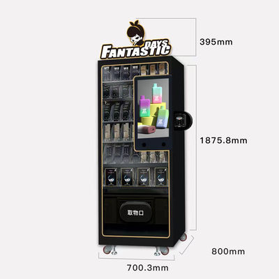 300 Capacity Floor Standing  Vending Machine With Full Glass Door
