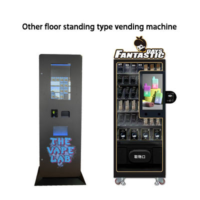 300 Capacity Floor Standing  Vending Machine With Full Glass Door