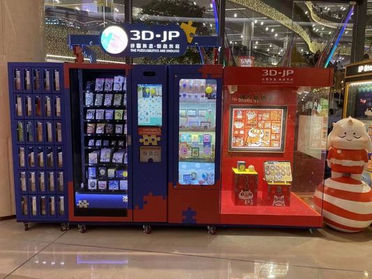 Micron Outdoor Indoor Vending For Souvenir Vending Machine With Display Window And Elevator