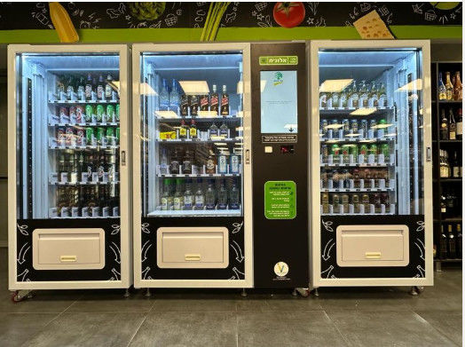Red Wine Custom Vending Machines With Elevator glass bottle Micron Smart Vending Machine For Sale