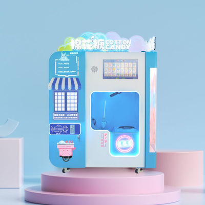 Micron Automatic 32 Fruit Flavor Cotton Candy Vending Machine for street food in the amusement park