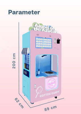 Micron Automatic 32 Fruit Flavor Small Cotton Candy Vending Machine for street food business with afforable price