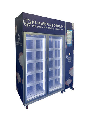 Micron Commercial 24/7 Self Service Cooling Fresh Bouquet Flower Vending Machine In Unmanned Retail Store