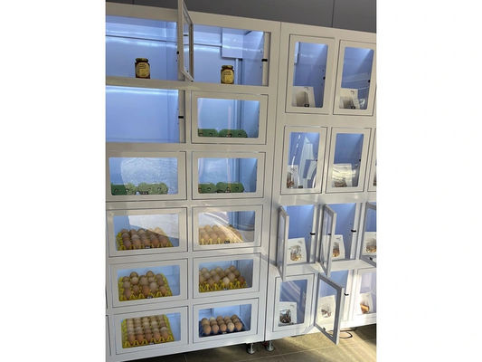 Customized 22 inch Touchscreen Egg Vending Machine with Card Reader for Fresh Farm Products