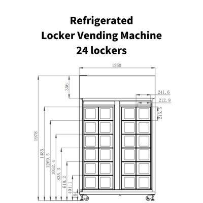 Free Match Smart Locker Vending Machine For Farm Products Fresh Fruits Locker Vending Machine