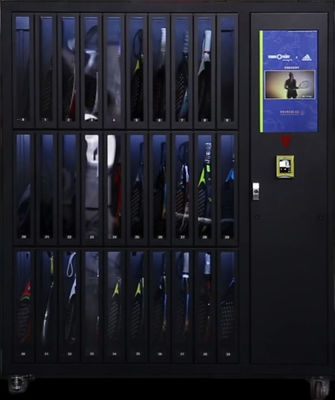 Sport Clubs Gym Rental Vending Machine With Card Reader For Renting Padel Rackets Tennis Equipment